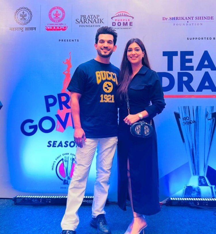 Arjun & Neha Bijlani select Pune Panthers; The ferocious Vighnaharta Govinda group will represent the Panthers